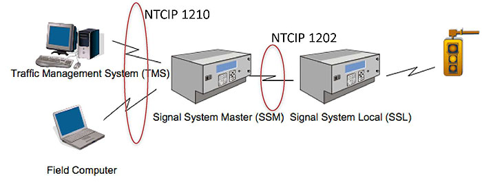 A graphic of the typical physical architecture of an SSM deployment. Please see the Extended Text Description below.