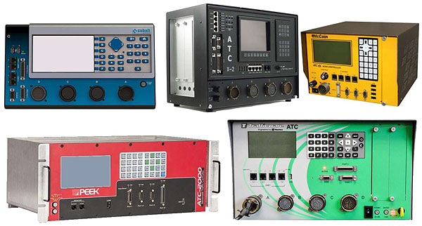 Examples of ATC Controller Units. Please see the Extended Text Description below.
