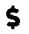 Simple sub-bullet icon that shows a dollar sign.
