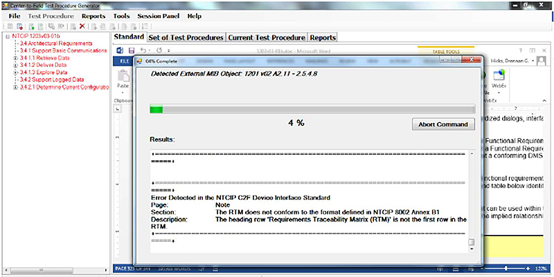 Screenshot of the TPG GUI. Please see the Extended Text Description below.
