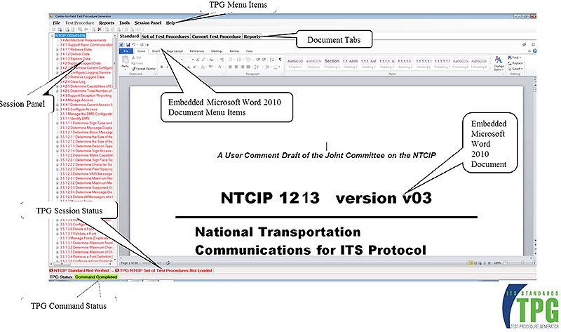 This slide includes an image of TPG software user interface. Please see the Extended Text Description below.