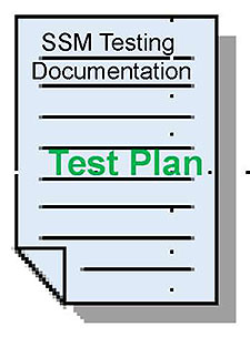 Where Is the SSM Test Plan Located? - A Test Plan text box is shown on right side.