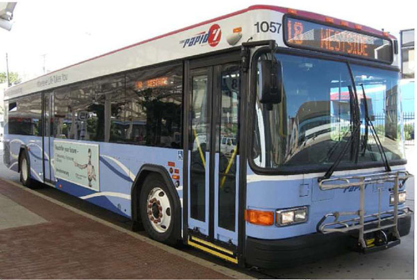 Example photo of a transit bus.