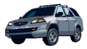 A graphic of a crossover vehicle.