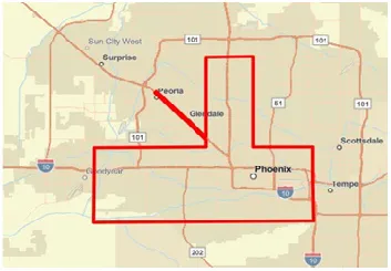 CVAZ Deployment Area Map