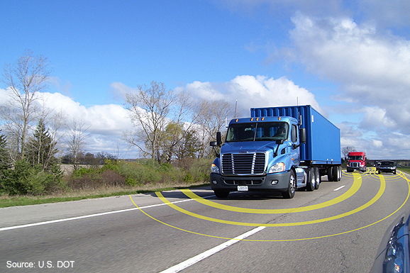 Trucks are an important part of the Connected Vehicle Safety Pilot