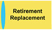 Section of V Diagram labeled Retirement Replacement.