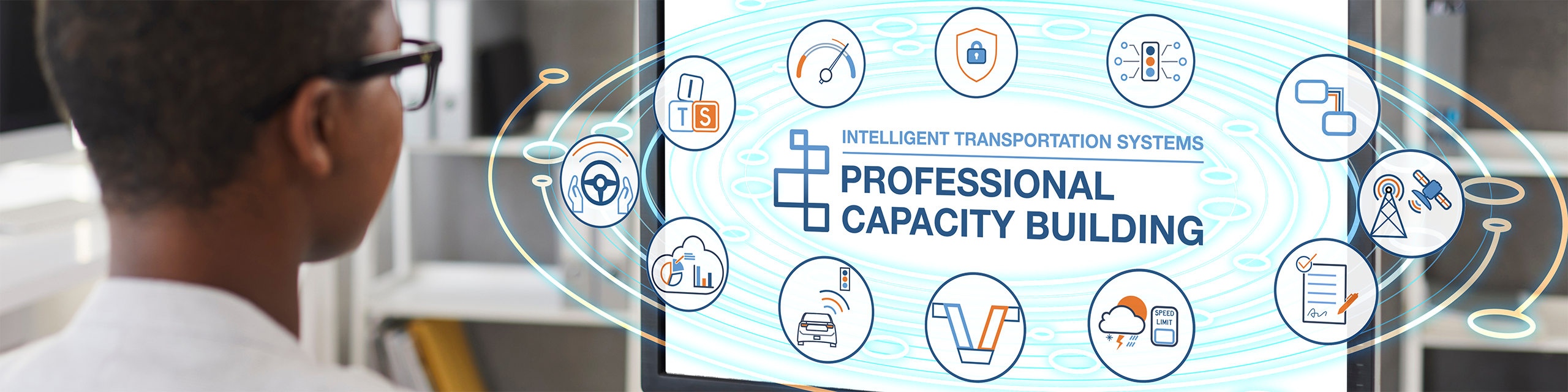 a young person viewing ITS PCB Training on a computer monitor