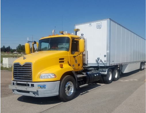US-Lkw im DSRC Test