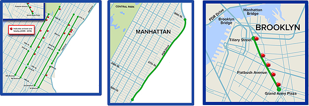 New York Pilot Deployment Site Map