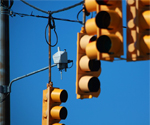 Photo of traffic signals.