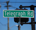 Photo of Telegraph Road road sign.