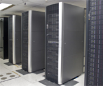 Photo of computer servers.